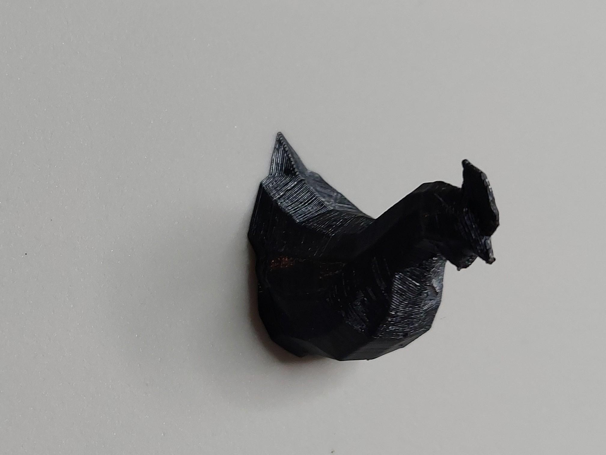 Low Poly Chicken Fridge Magnet 3d model