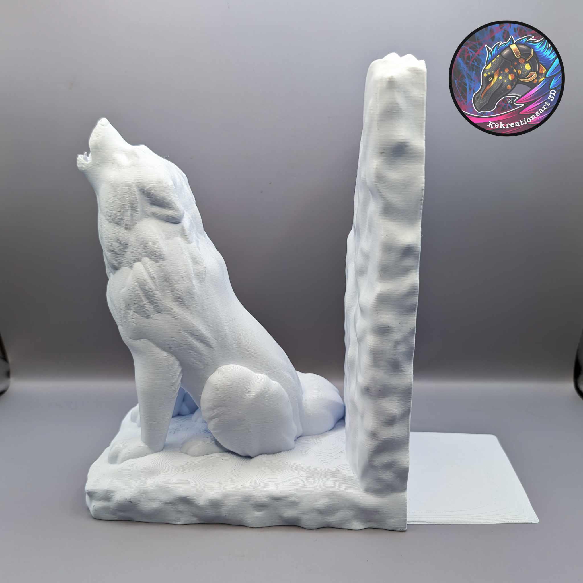 Wolf Bookend 3d model