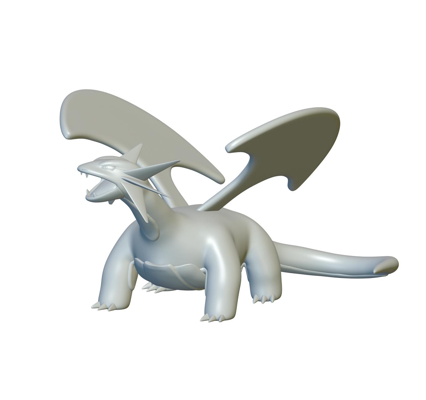 Pokemon Salamence #373 - Optimized for 3D Printing 3d model