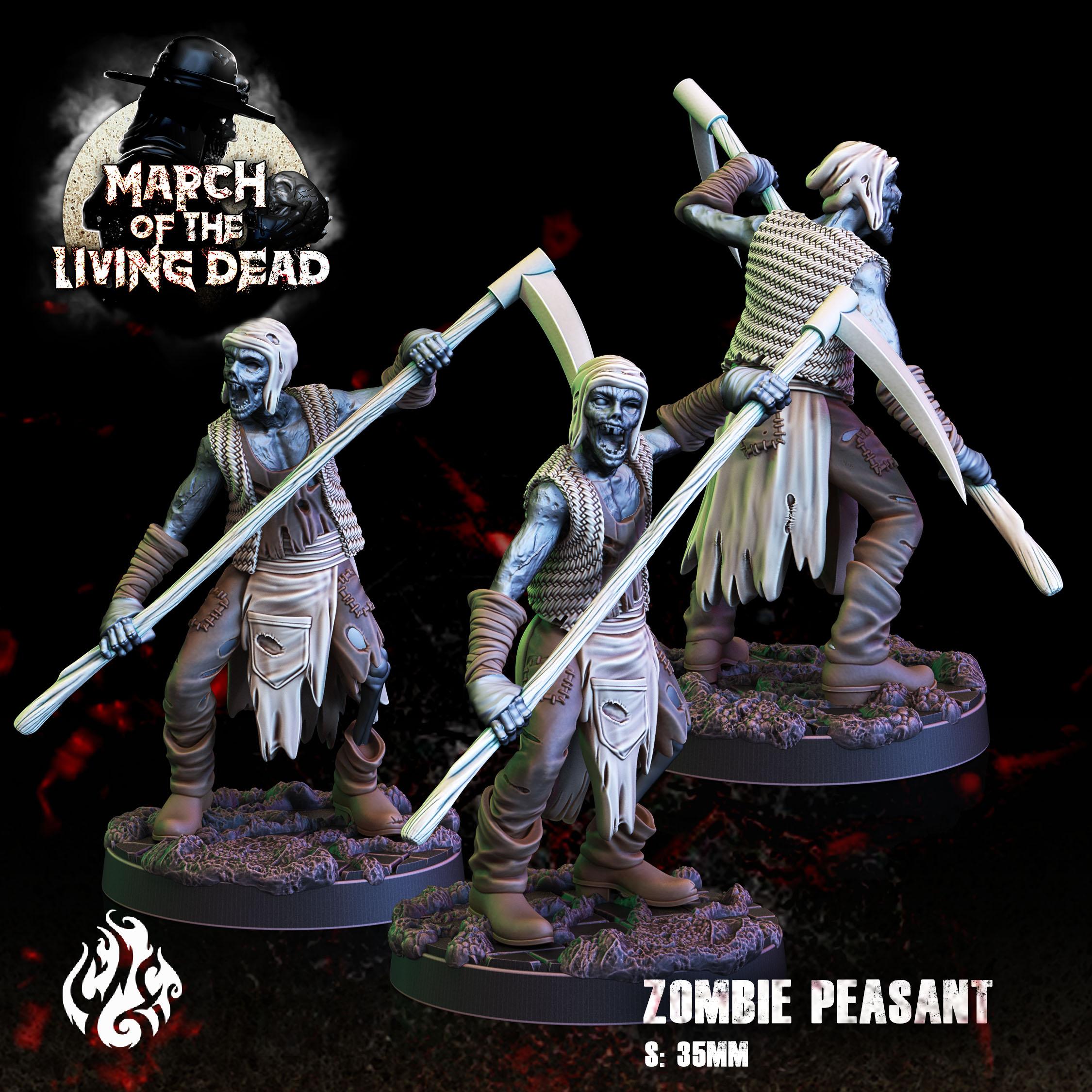 Zombie Peasant 3d model