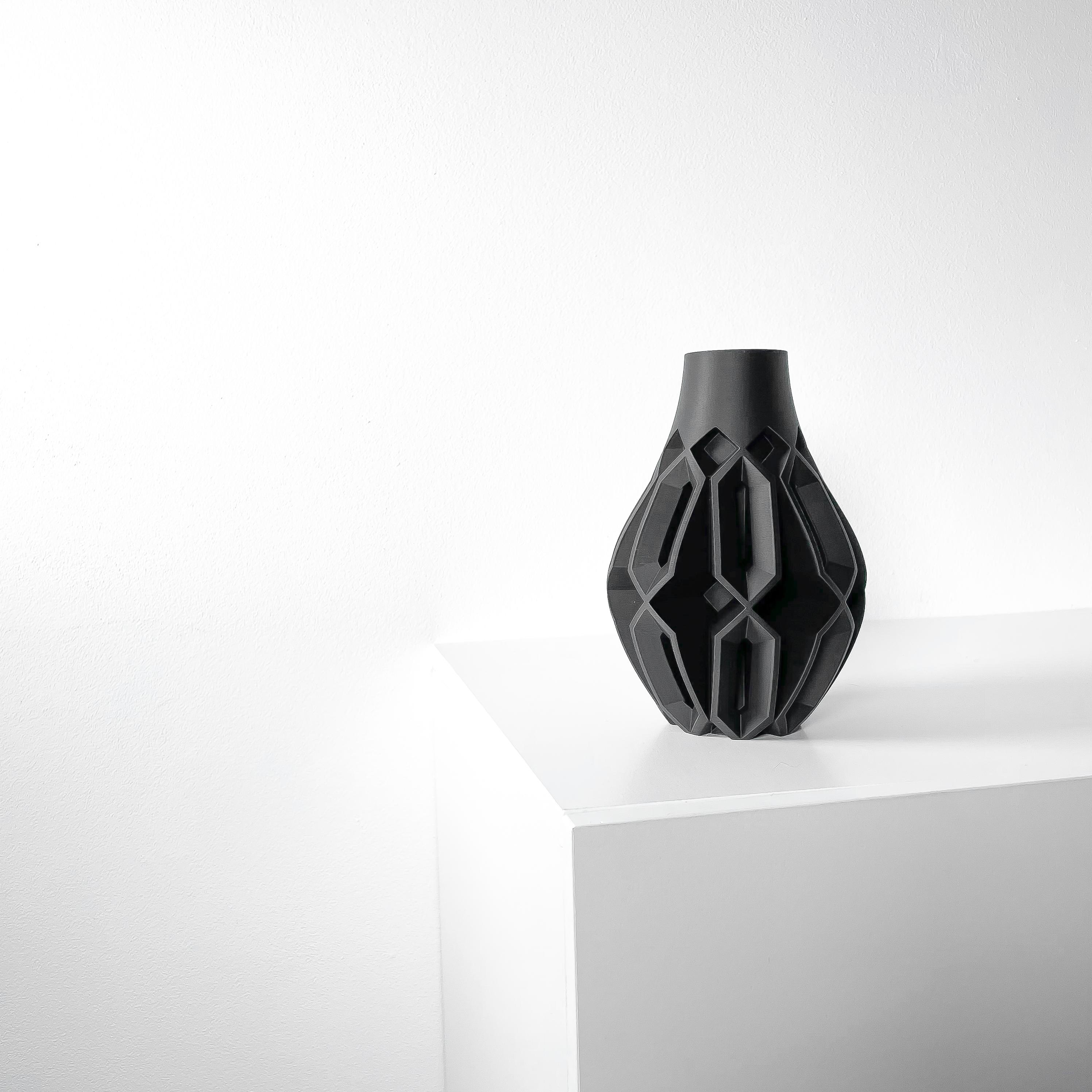The Vesperi Vase, Modern and Unique Home Decor for Dried and Flower Arrangements  | STL File 3d model