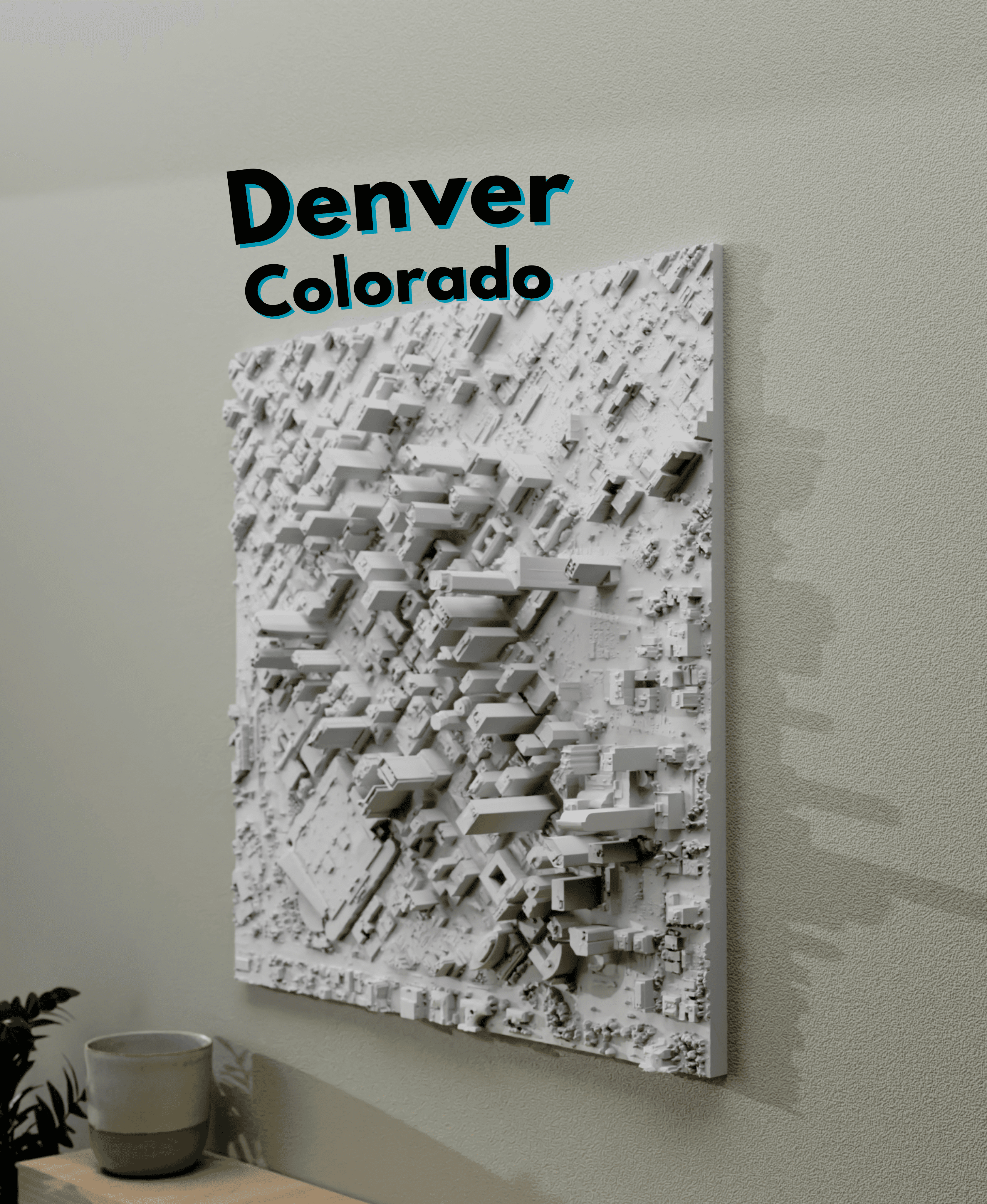 Denver, CO 3d model