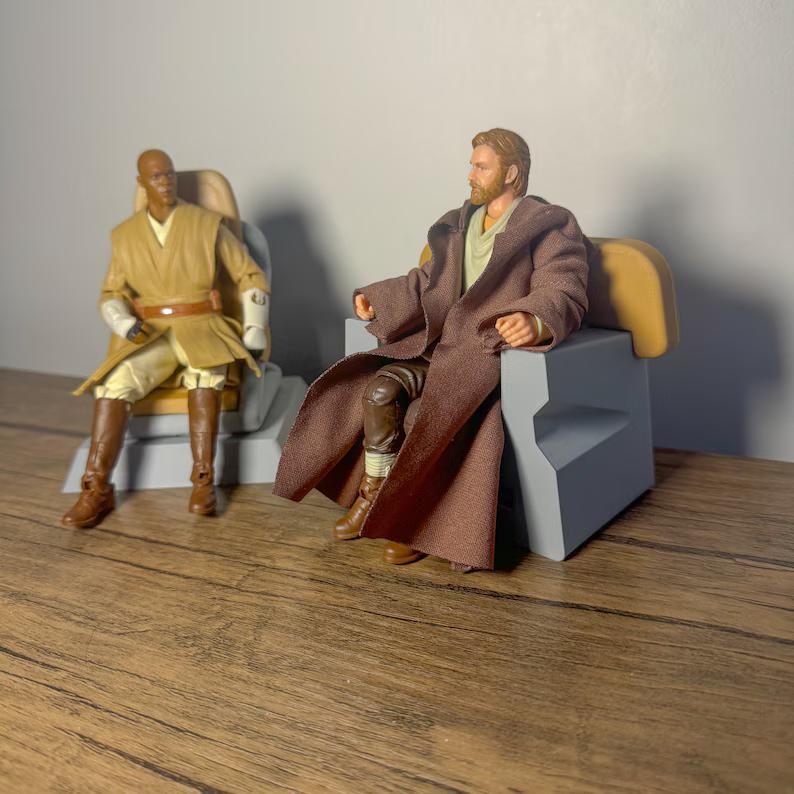 Obi Jedi Council Chair 3d model