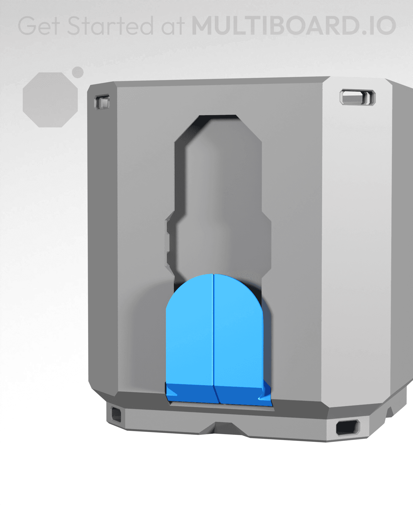 Lite Multipoint Rail - OI Rail Pop-In 3d model