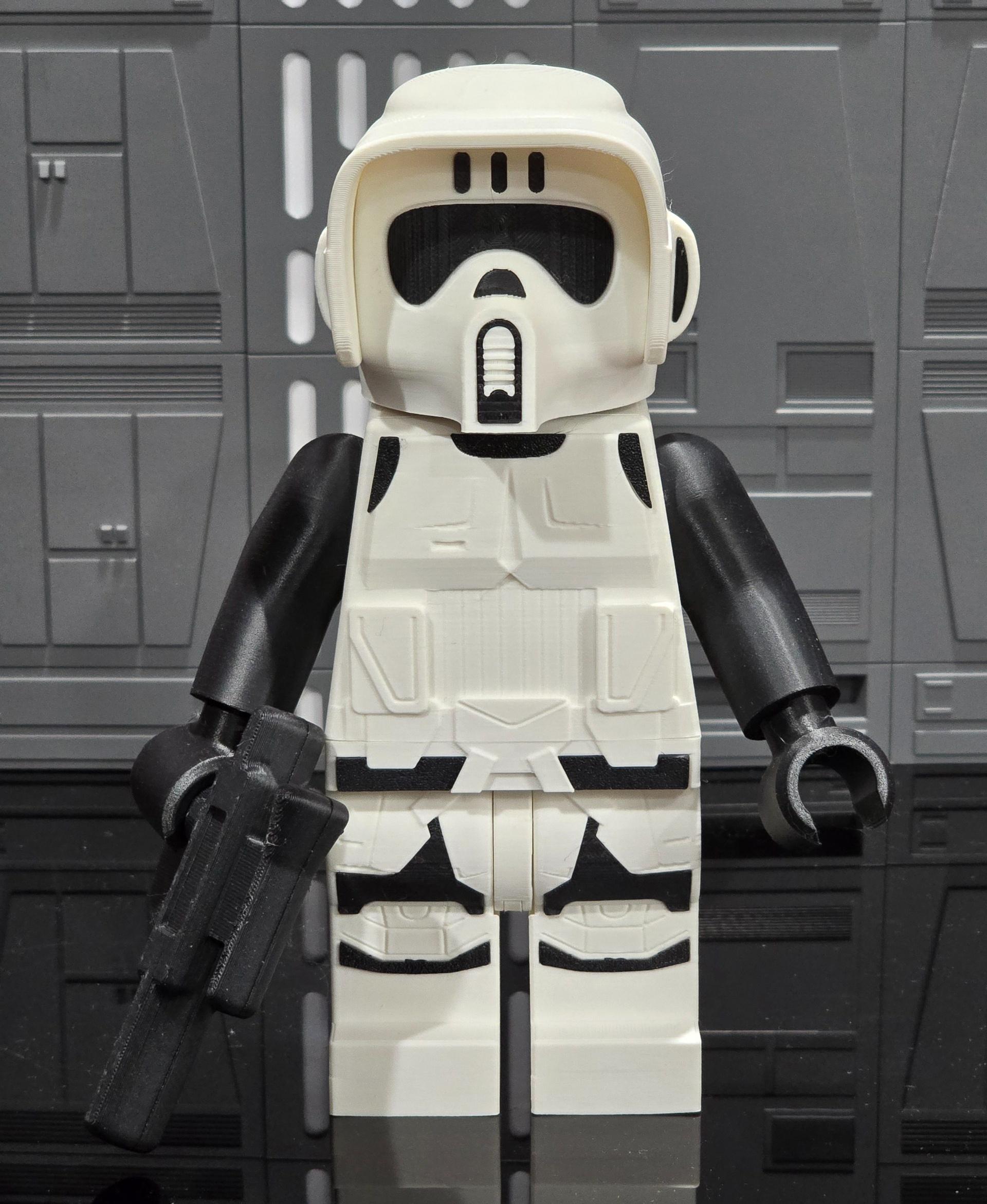 Scout Trooper (6:1 LEGO - Watch out for that tree! - 3d model