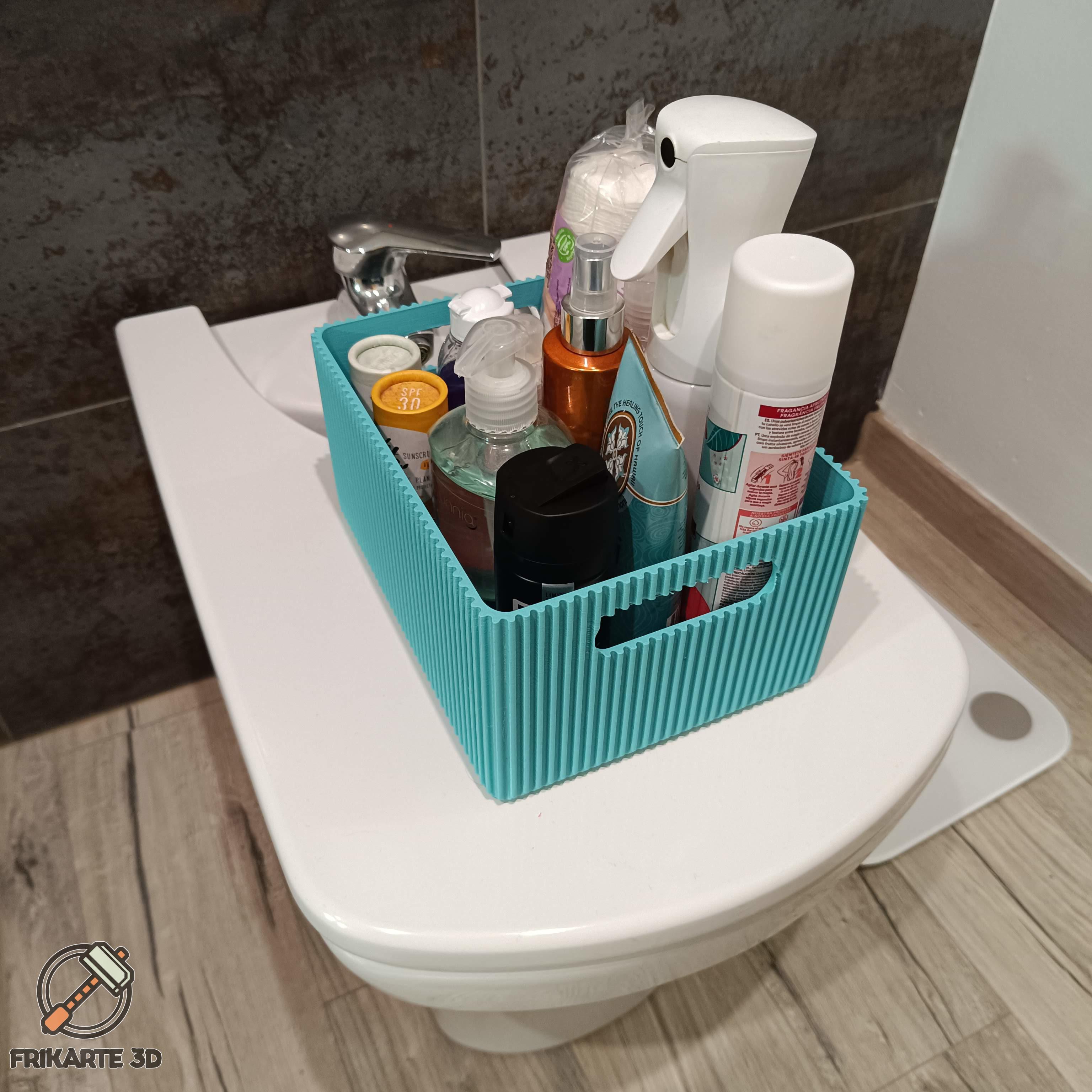 AquaCurve Bathroom Organizer 3d model