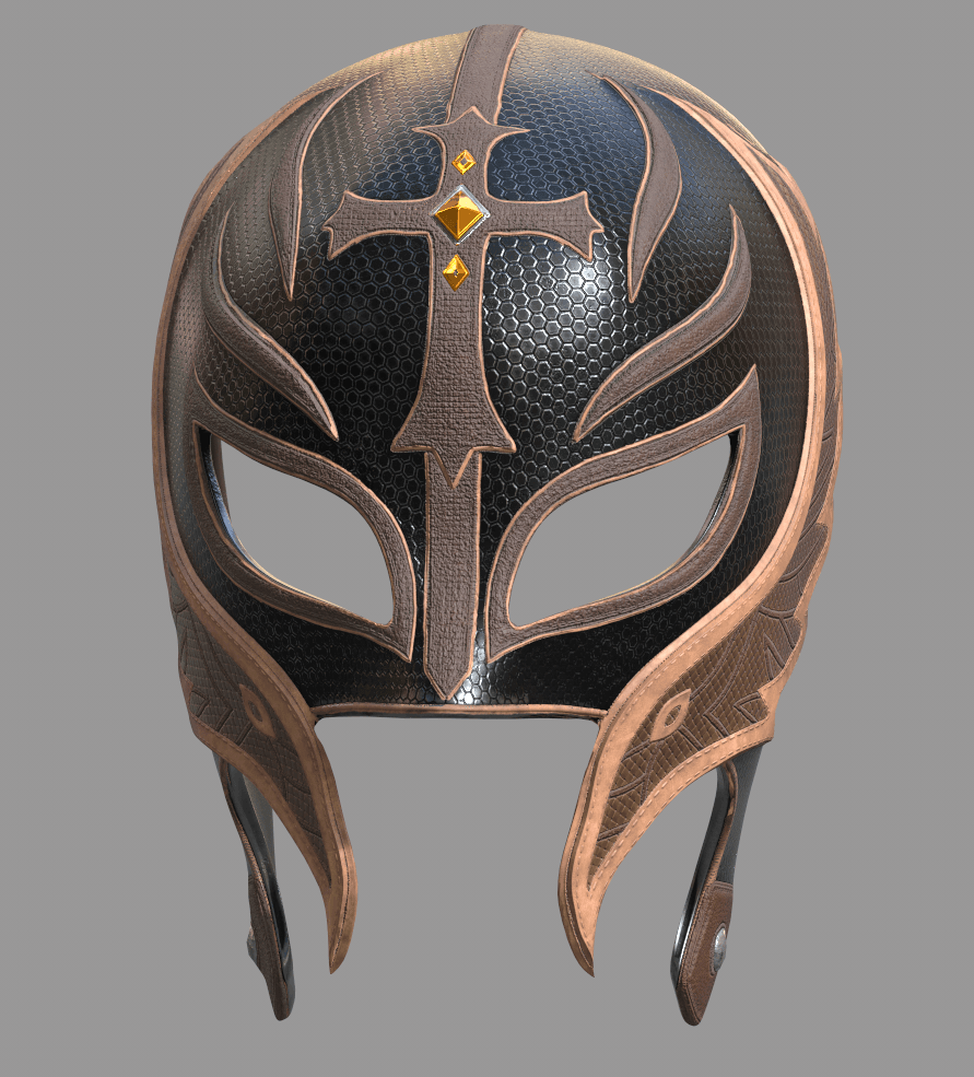Wrestler Mask 3d model