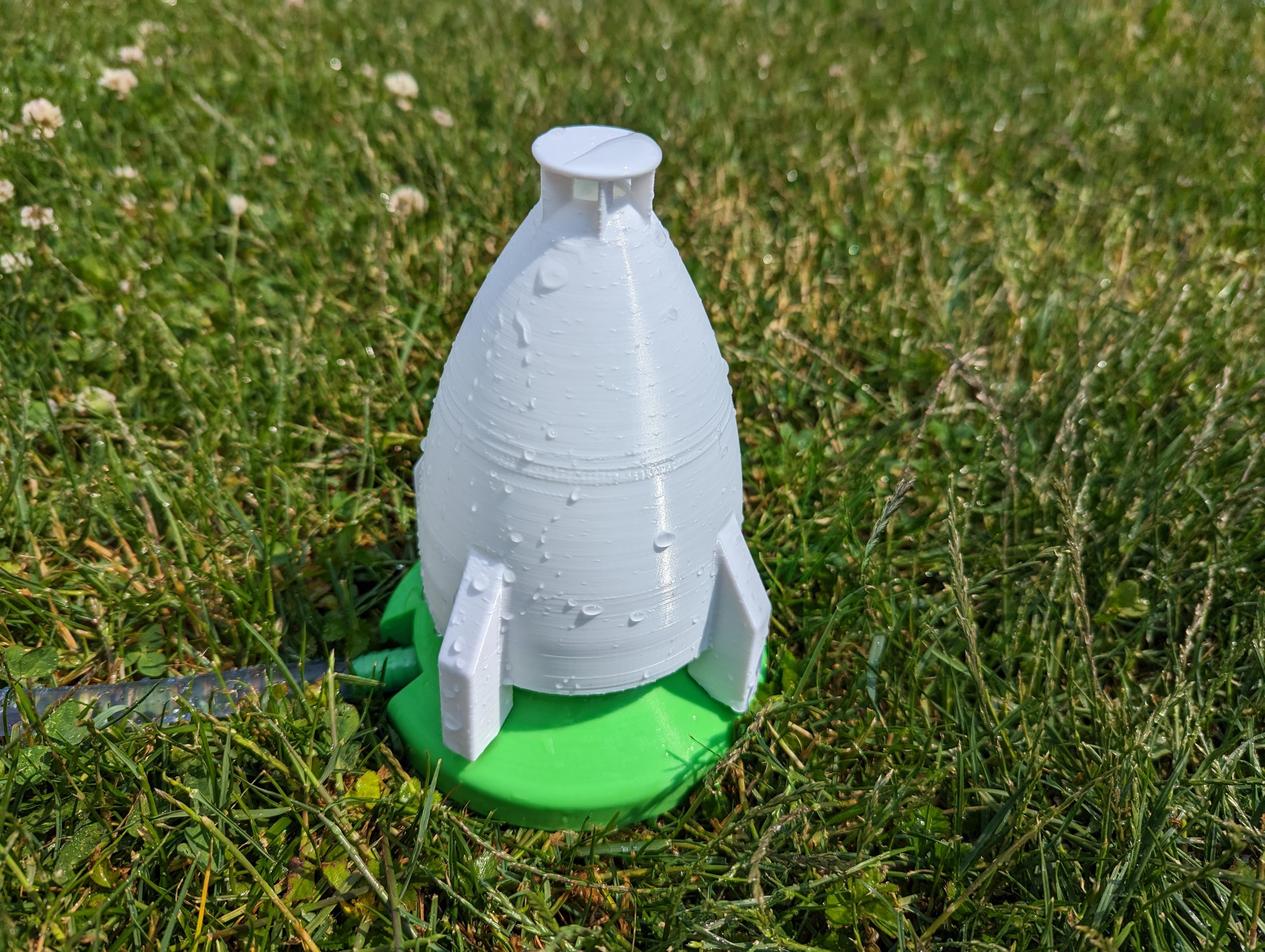 Water Sprinkler Rocket 3d model