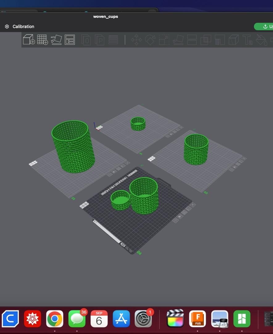 WovenCups 3d model