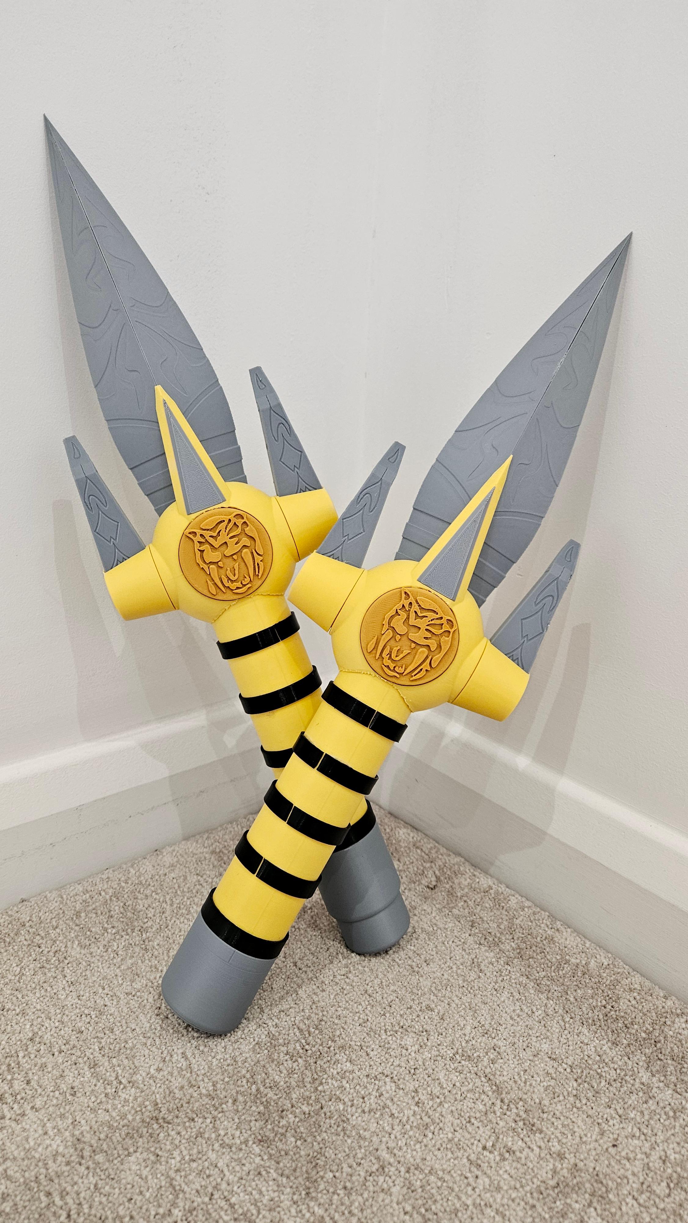 Yellow Ranger Power Dagger - Mighty Morphin Power Rangers 3d model