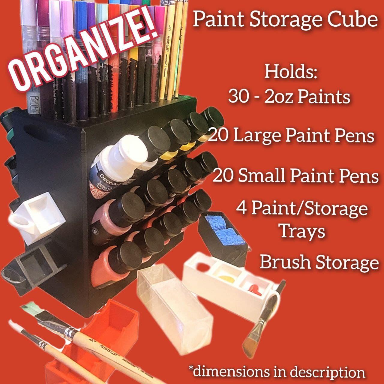 Paint Organization Station 3d model