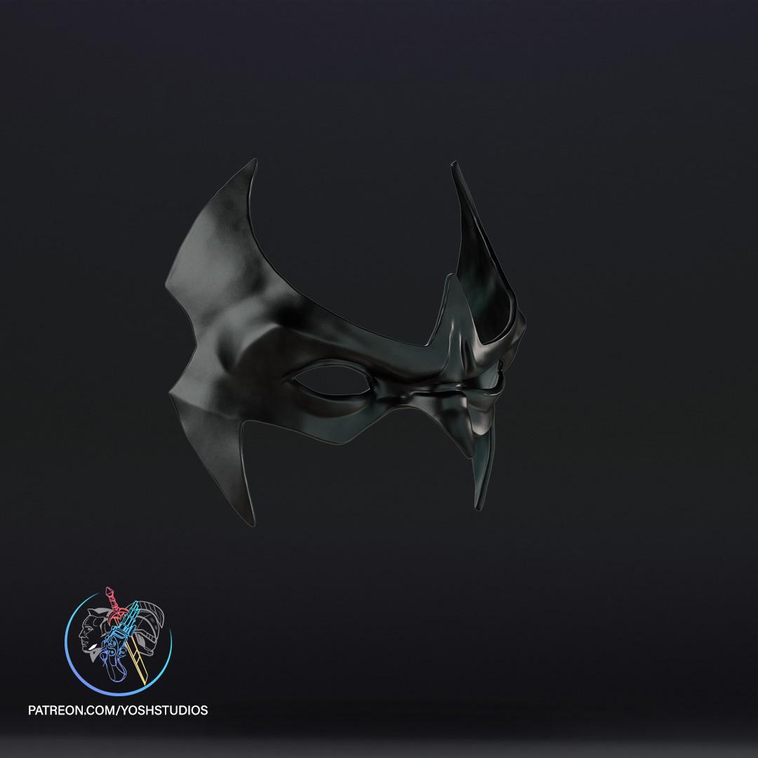 Nightwing Mask 3D Printer File STL 3d model