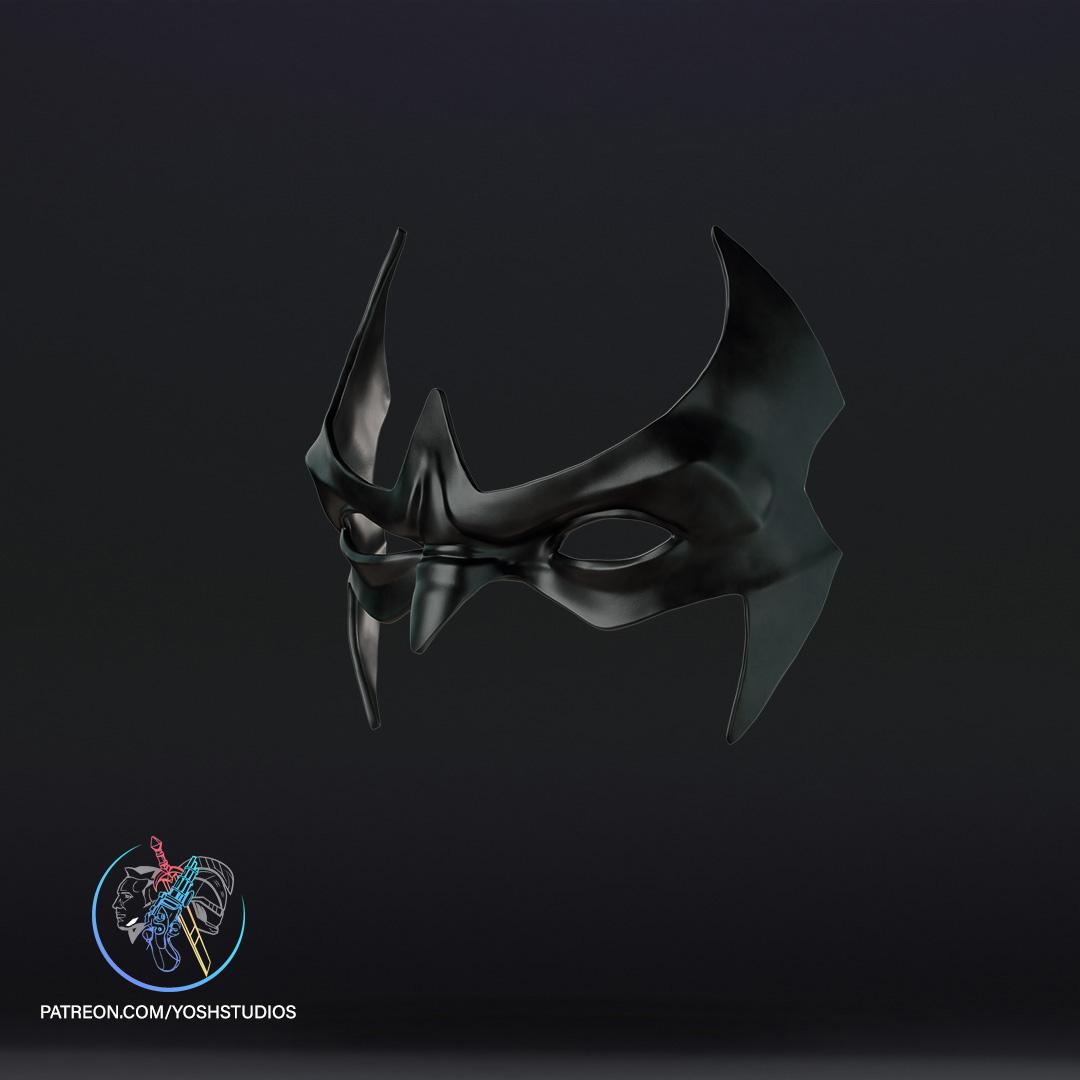 Nightwing Mask 3D Printer File STL 3d model