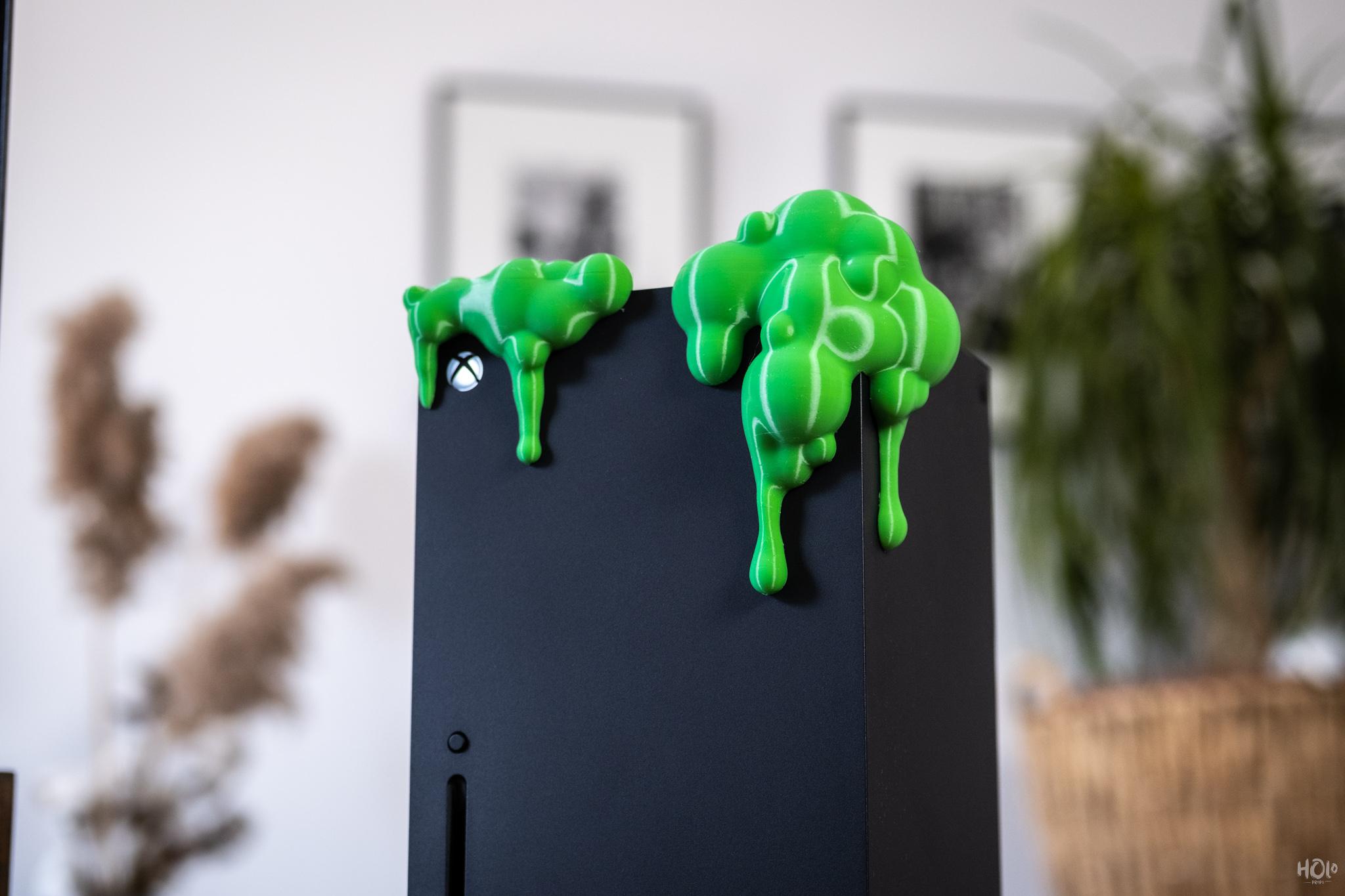 Xbox Series X Slime Decor 3d model