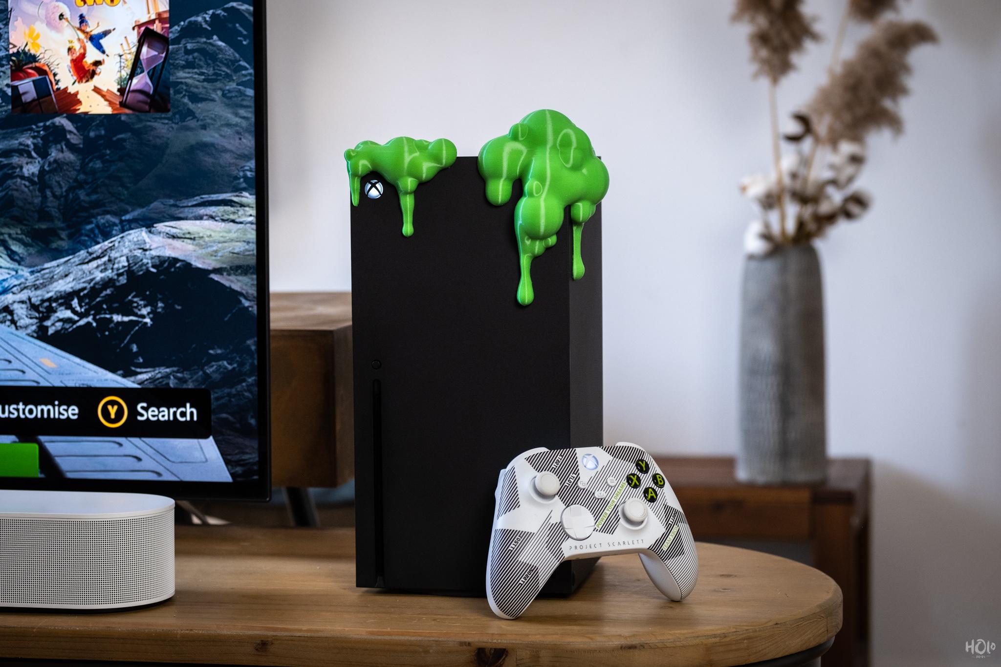 Xbox Series X Slime Decor 3d model