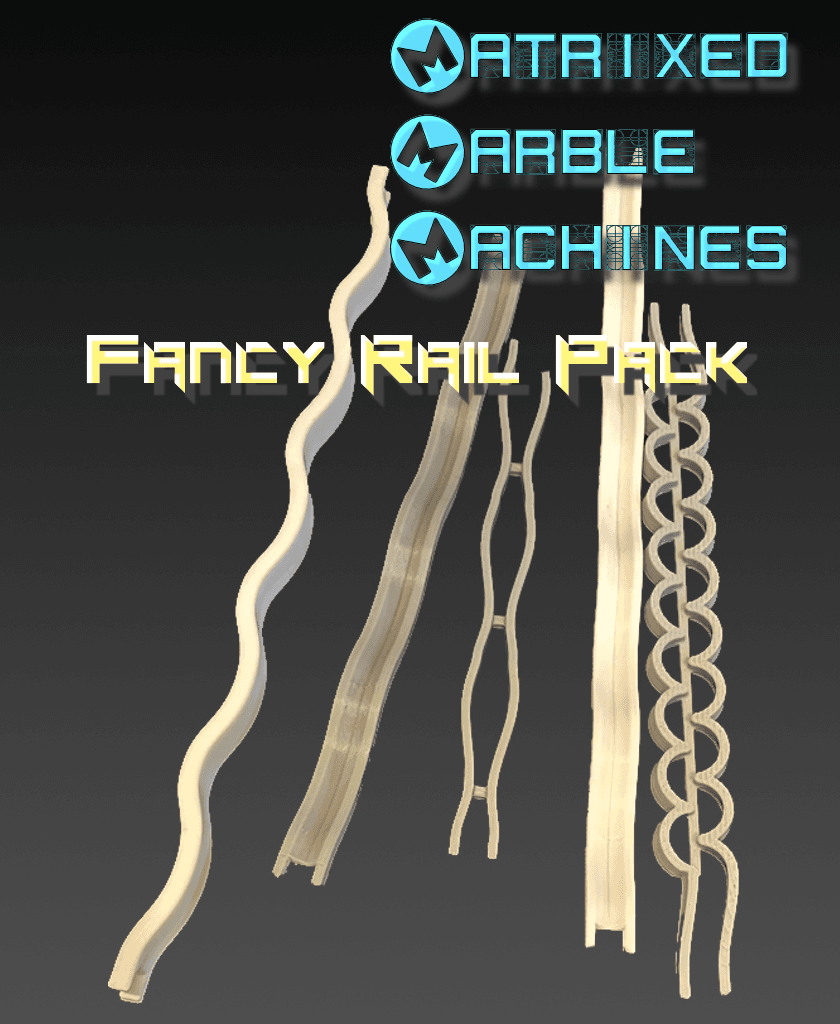Fancy Rail Pack 3d model