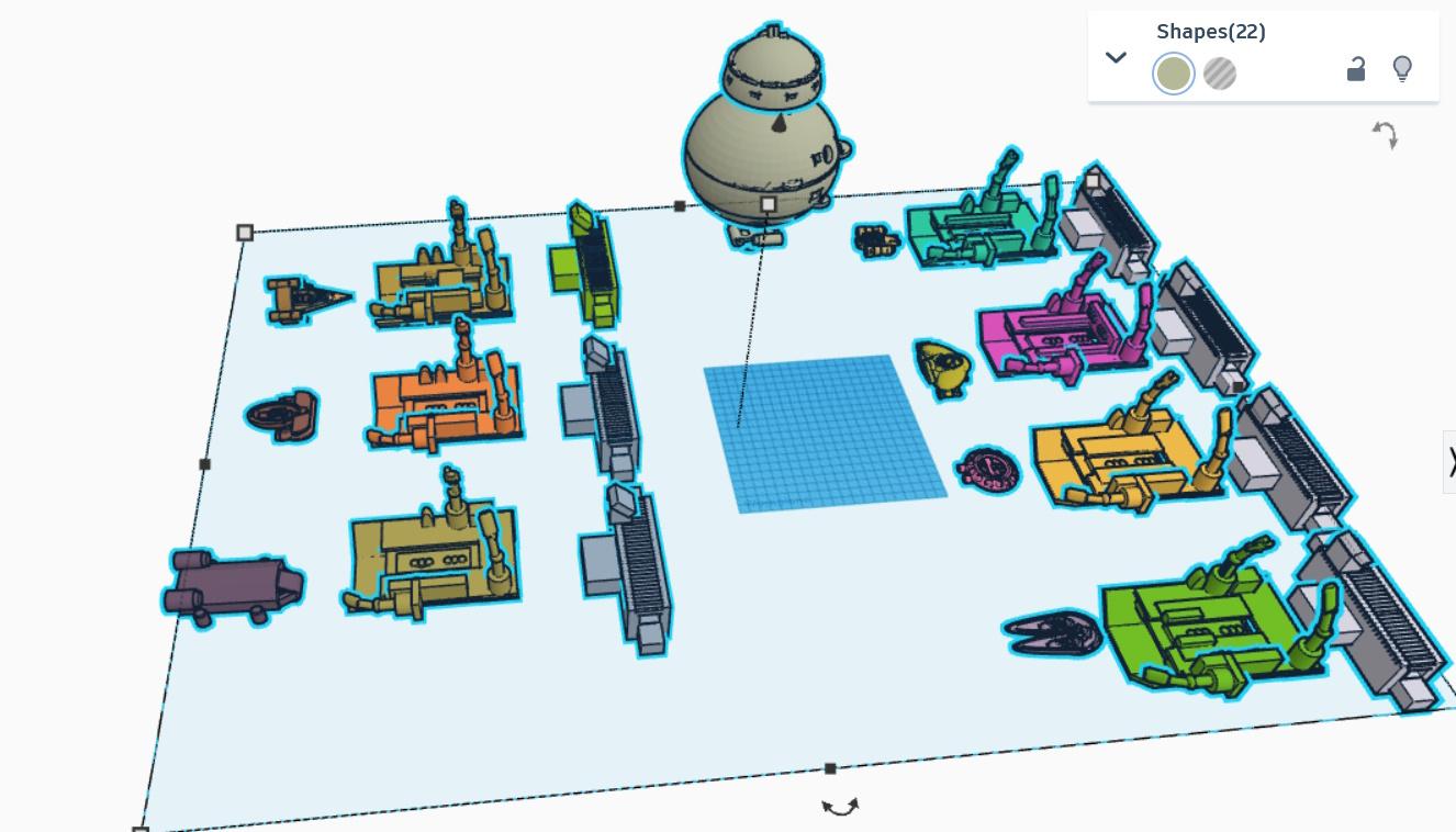 Shipyards Berth for Small Fighter Space Craft 3d model