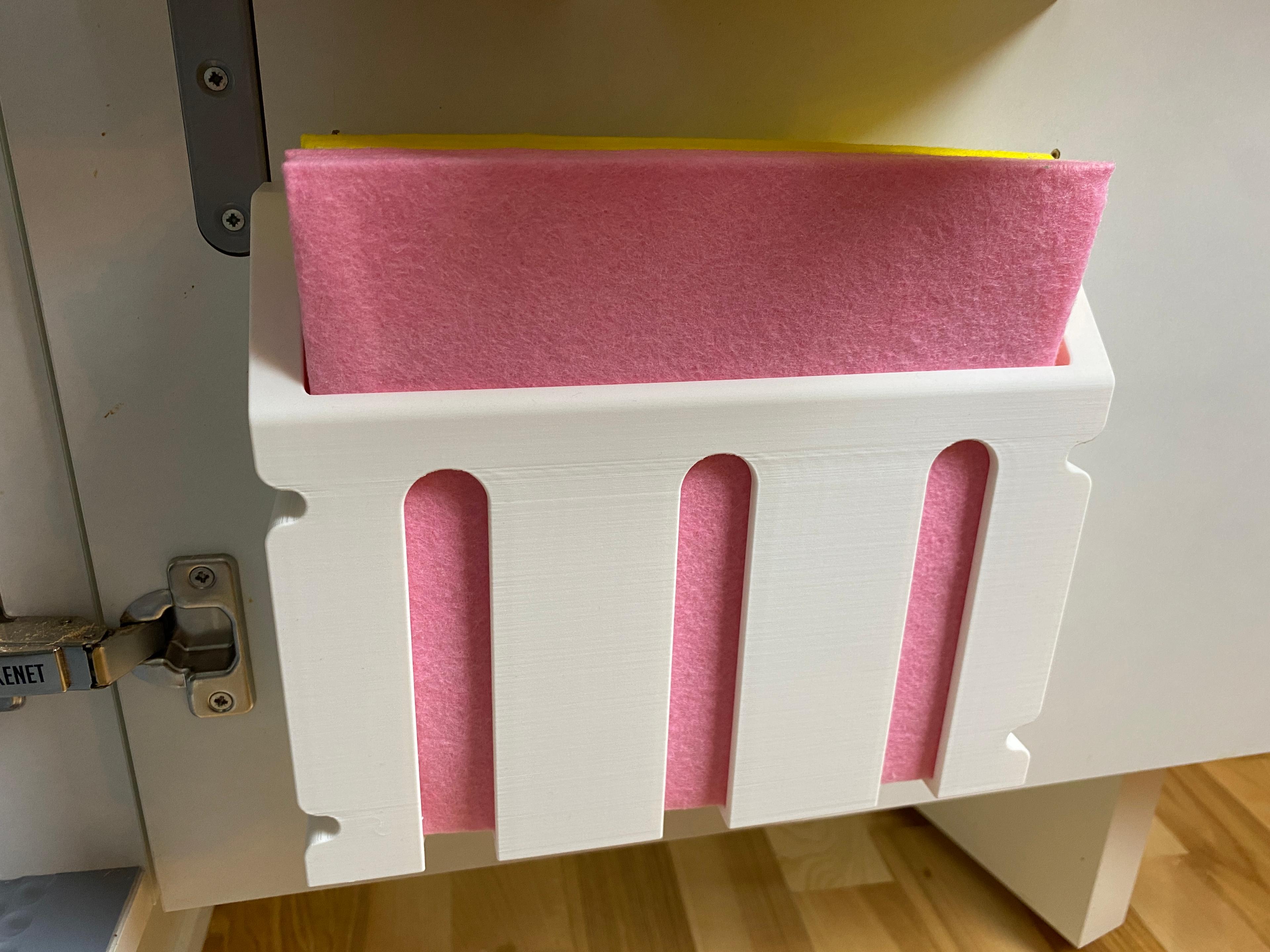Kitchen cabinet Wash cloth holder 3d model