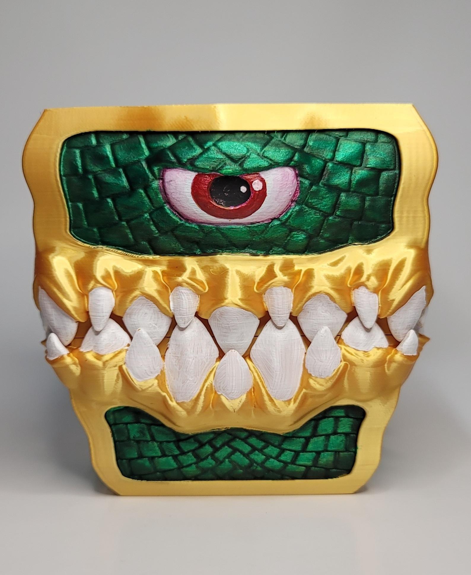 Two-faced Mimic storage box 3d model