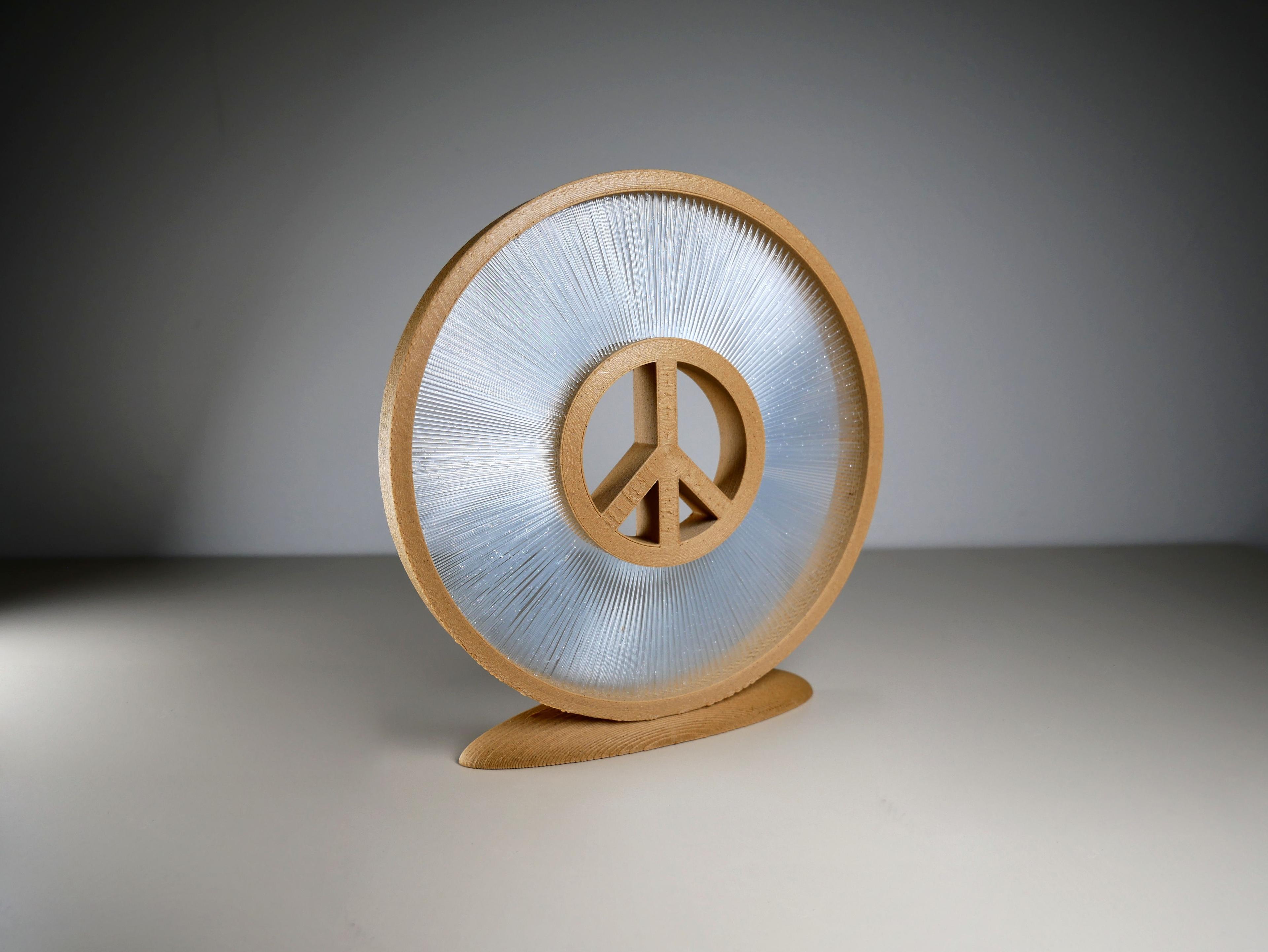 Peace String Art 3d model