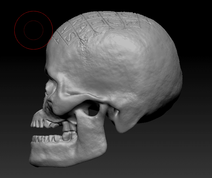 German Oath Skull 3d model