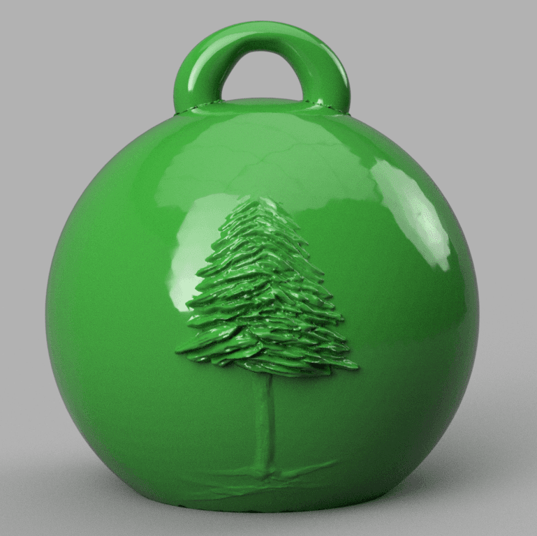 Christmas ball tree 3d model