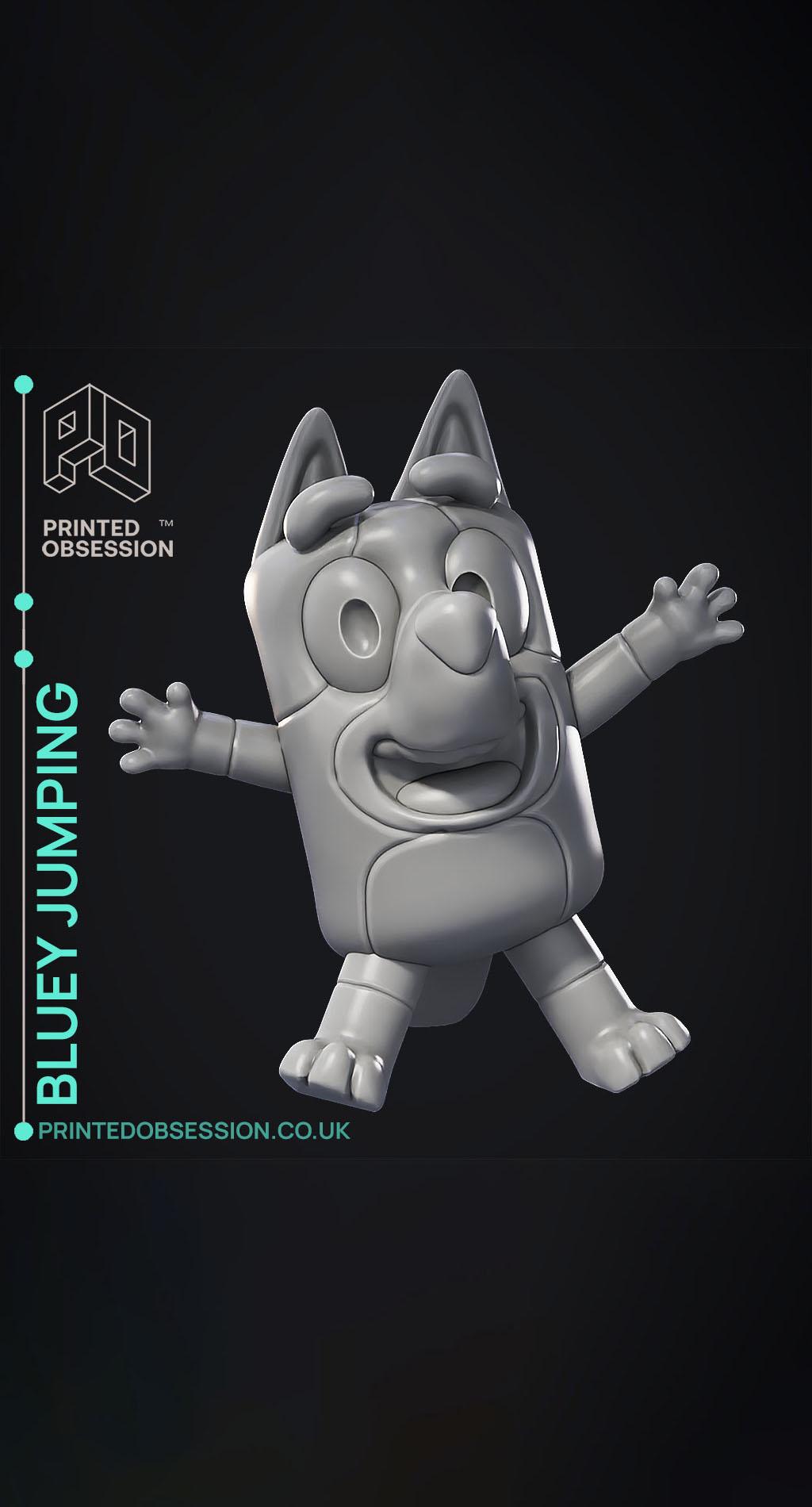 Bluey -Jump - Fan Art 3d model