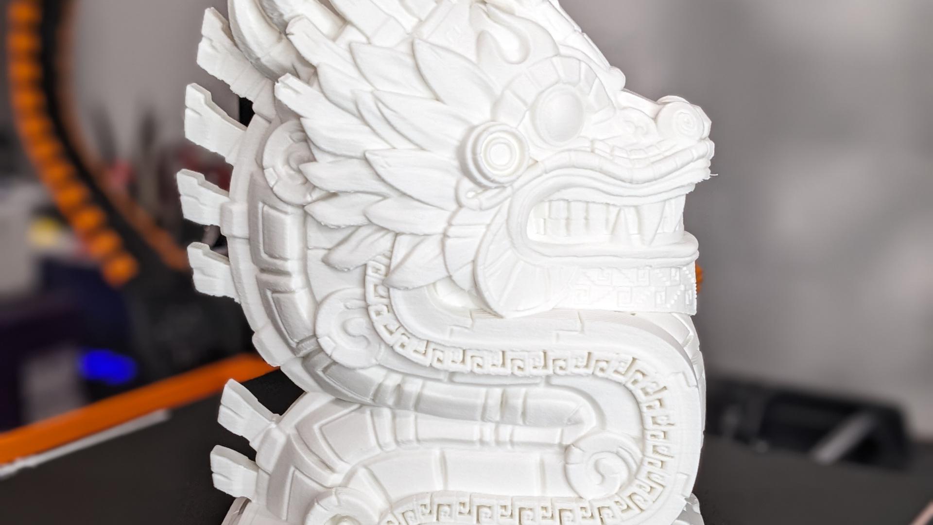 Aztec Dragon bust (Pre-Supported) - Made on an Ender 3 V3 KE - 3d model