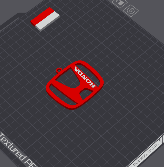 Keychain: Honda III 3d model