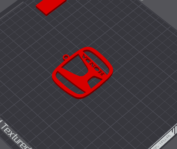 Keychain: Honda III 3d model