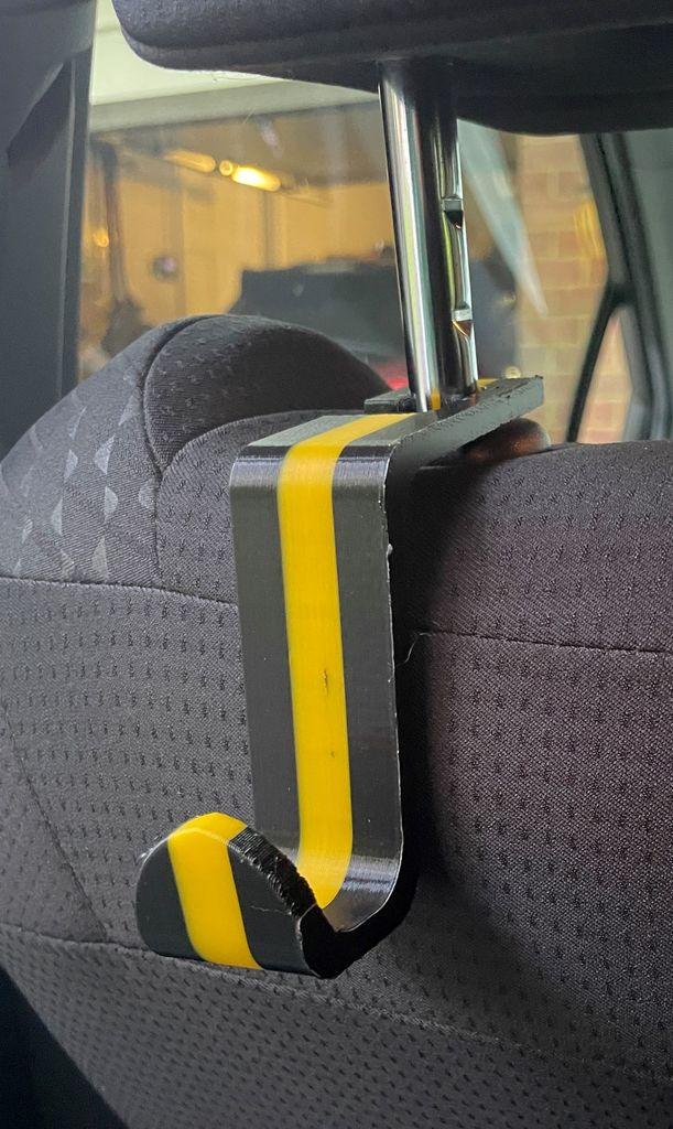 Car headrest hanger holder 3d model