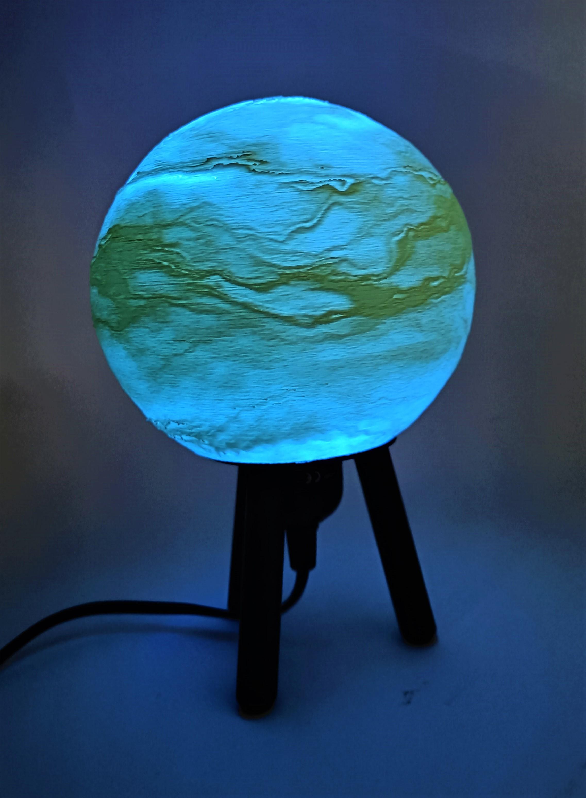 Hybrid Hanging/Desk Uranus Lamp 3d model