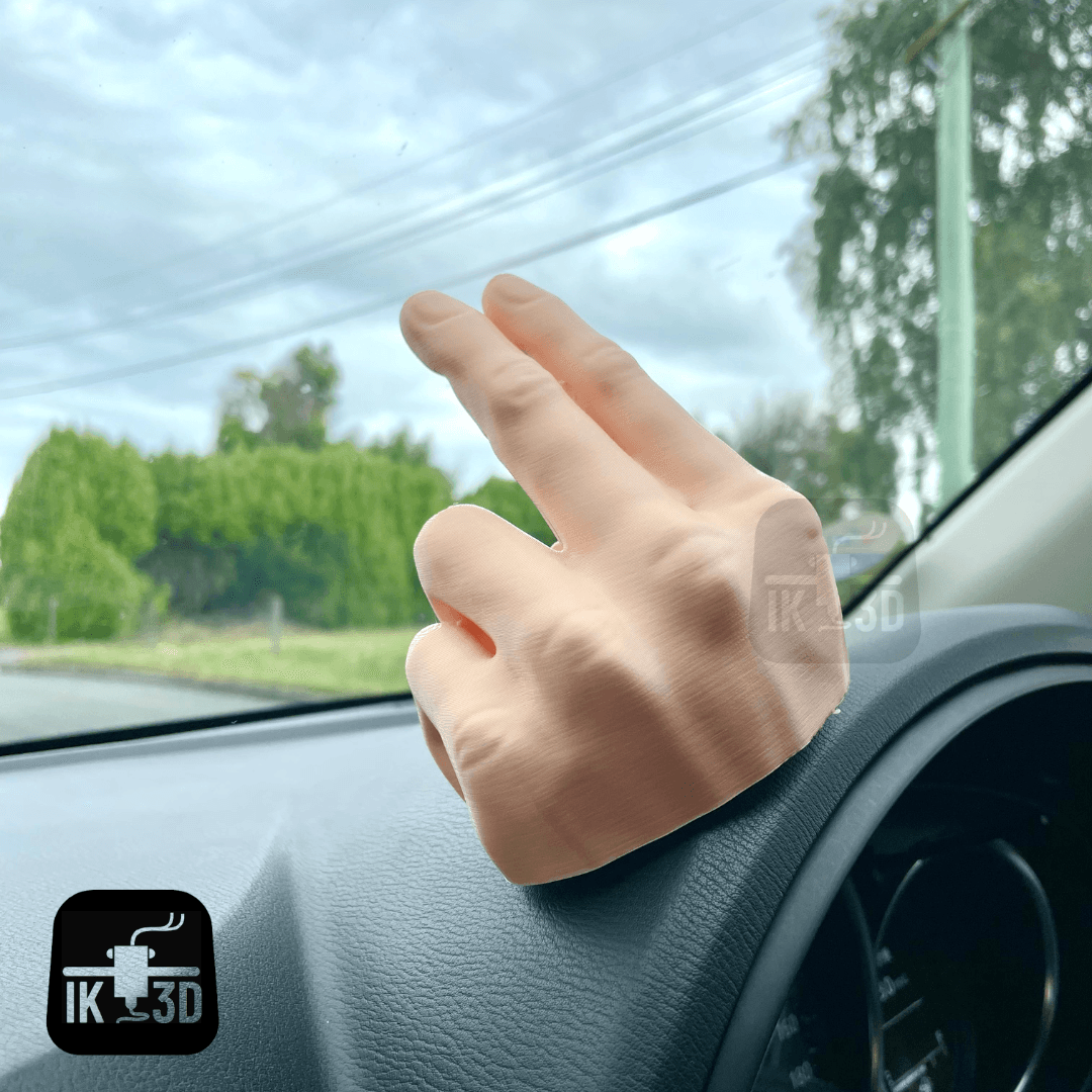 Jeep Wave / Waving Hand Dashoard / Lazy Waver / No Supports 3d model
