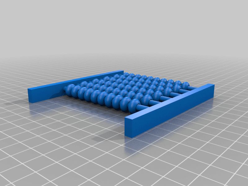 print in place ABACUS 3d model