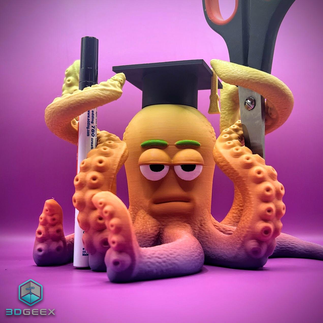 Octopus Helper: Octopu-Su-Chef, OctoPirate & Octopu-Student 3d model