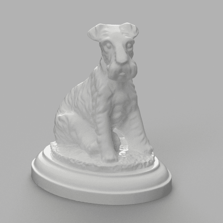 Dog Fox Terrier 3d model