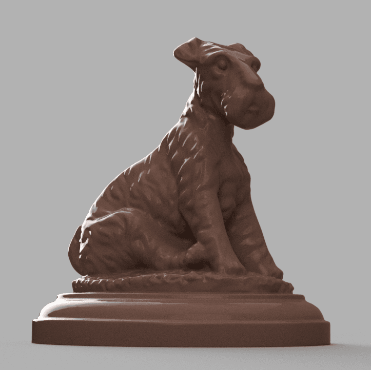 Dog Fox Terrier 3d model