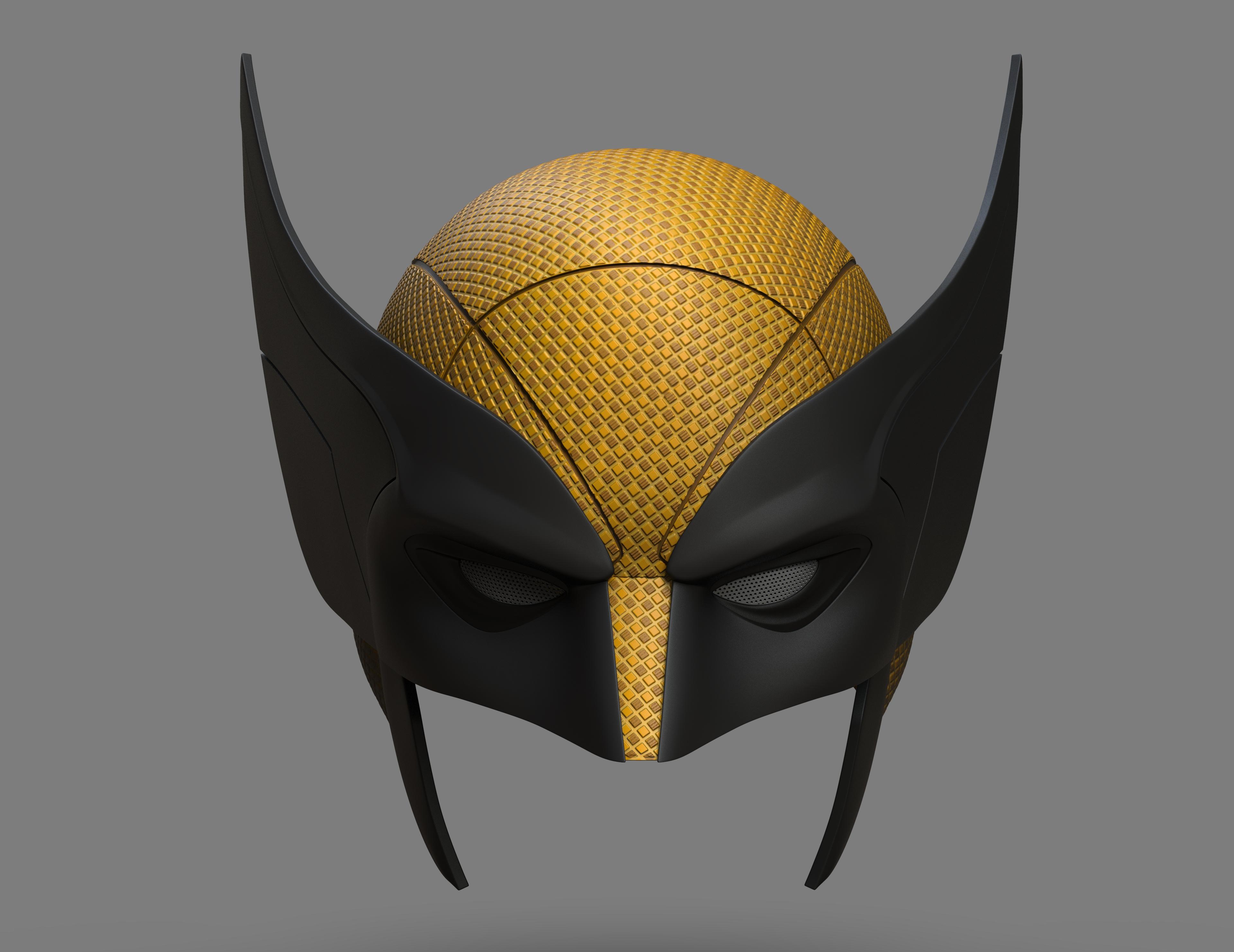 Wolverine Cowl Offical V2 (Correct Texture) 3d model