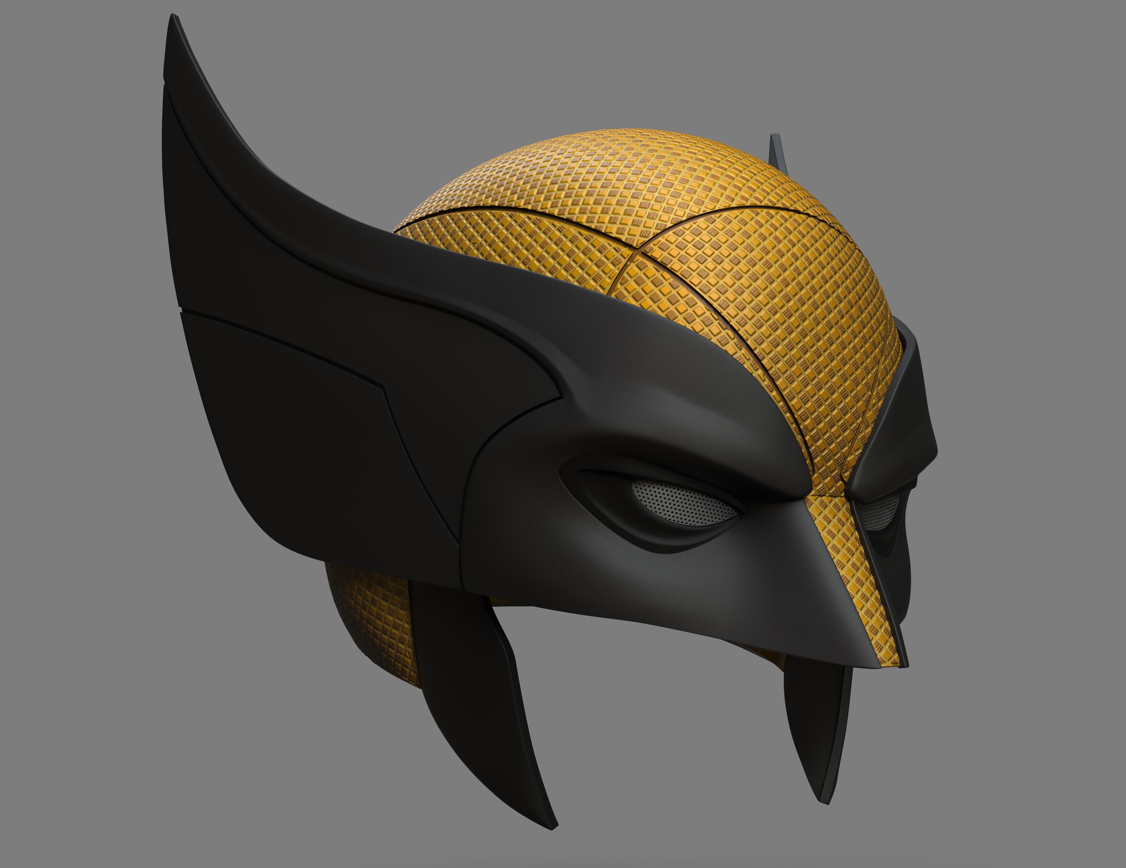 Wolverine Cowl Offical V2 (Correct Texture) 3d model