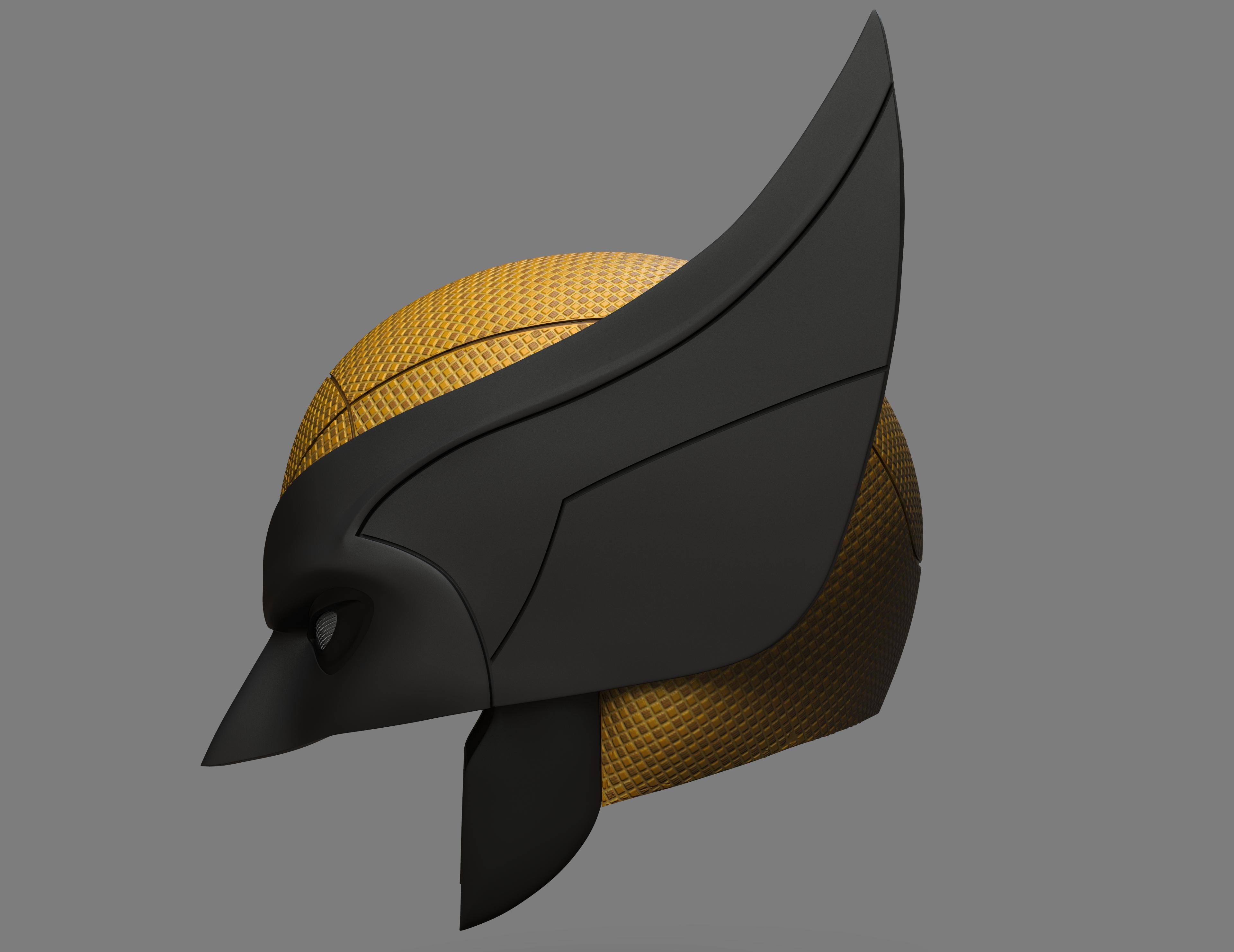 Wolverine Cowl Offical V2 (Correct Texture) 3d model