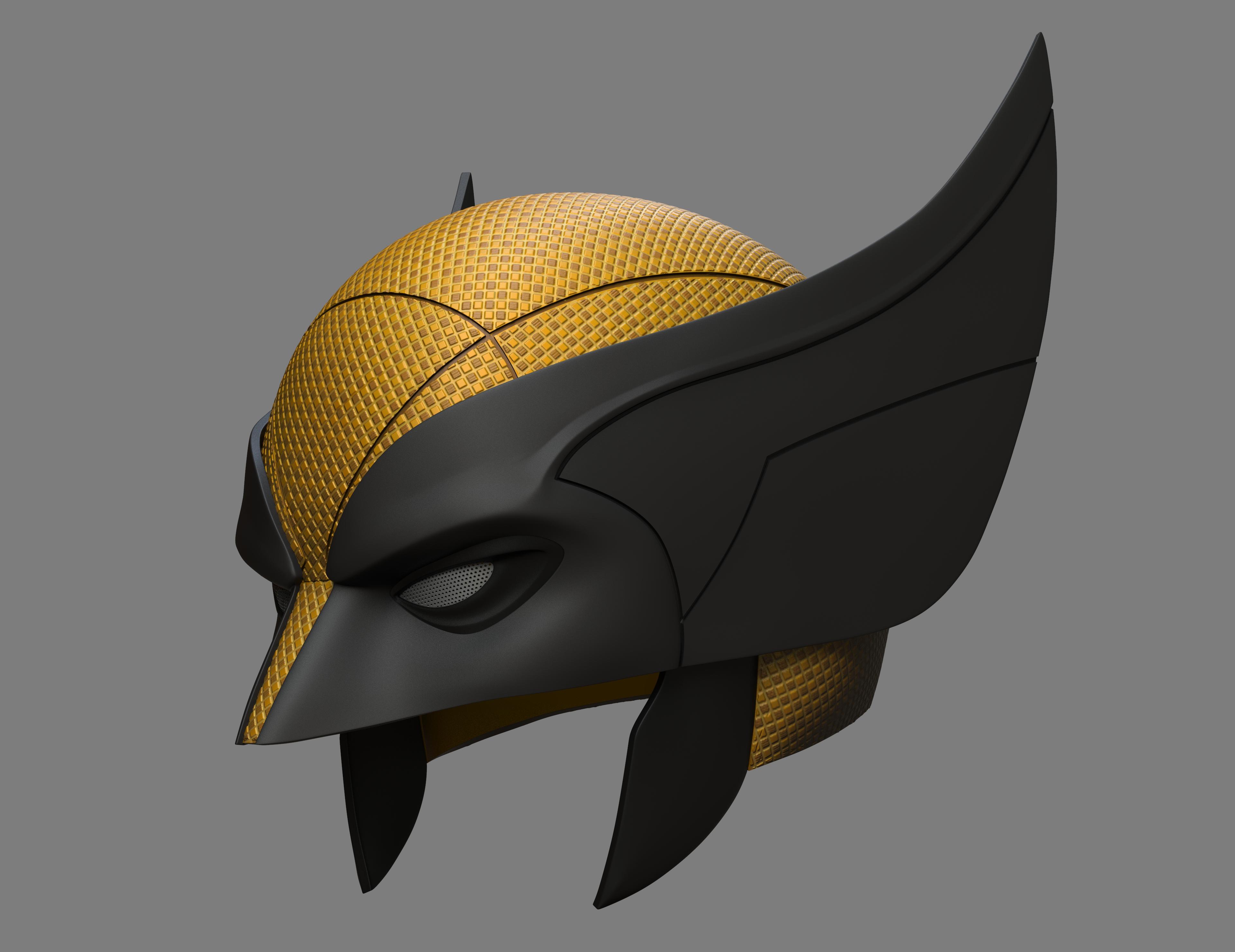 Wolverine Cowl Offical V2 (Correct Texture) 3d model