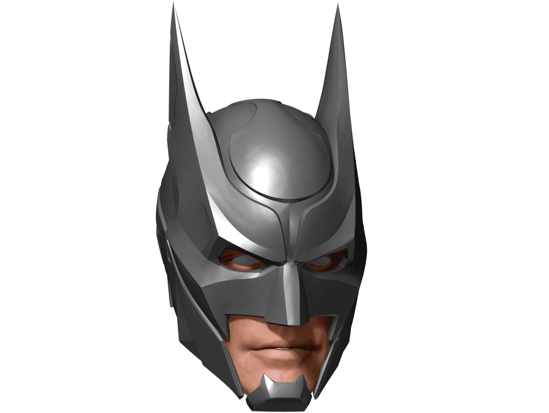 Batman Sci fi injustice 2 Fan art Cowl 3d model
