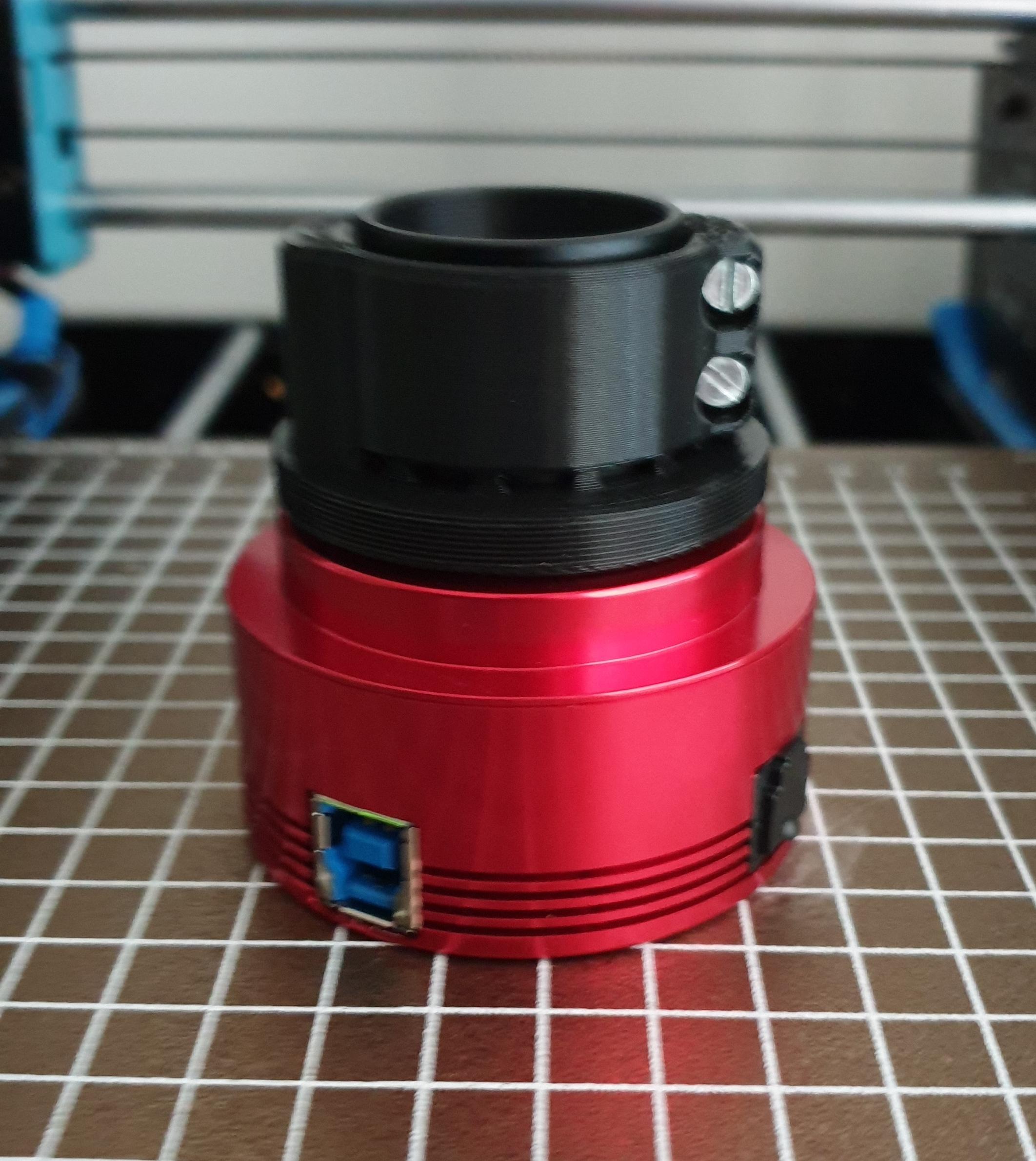 8x50 finder scope adaptor to 1.25in 3d model