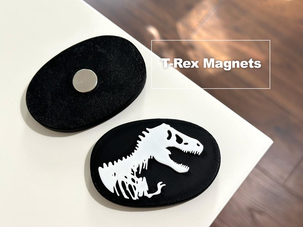 T-Rex Magnets  3d model