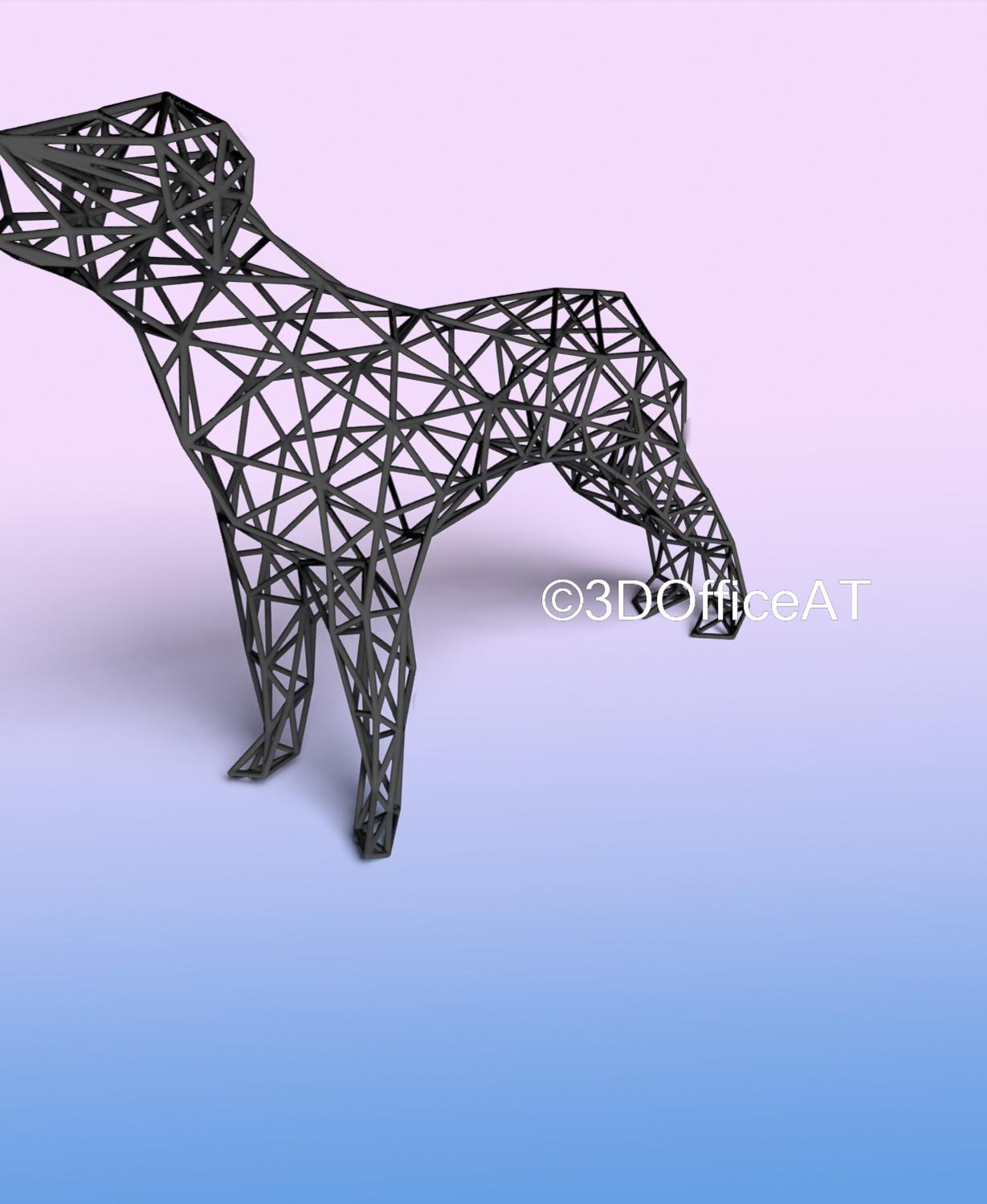 Thin Dog 🐶🏠 3d model