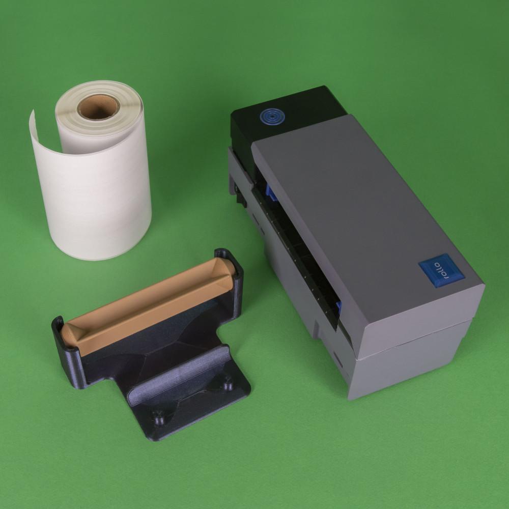 Roll Mount for ROLLO Label Printer 3d model