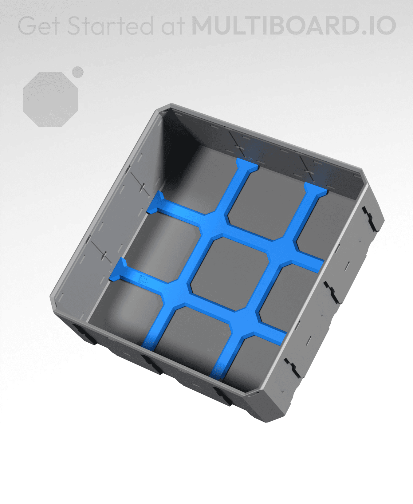 3x3 - Multibin Insert Panel 3d model