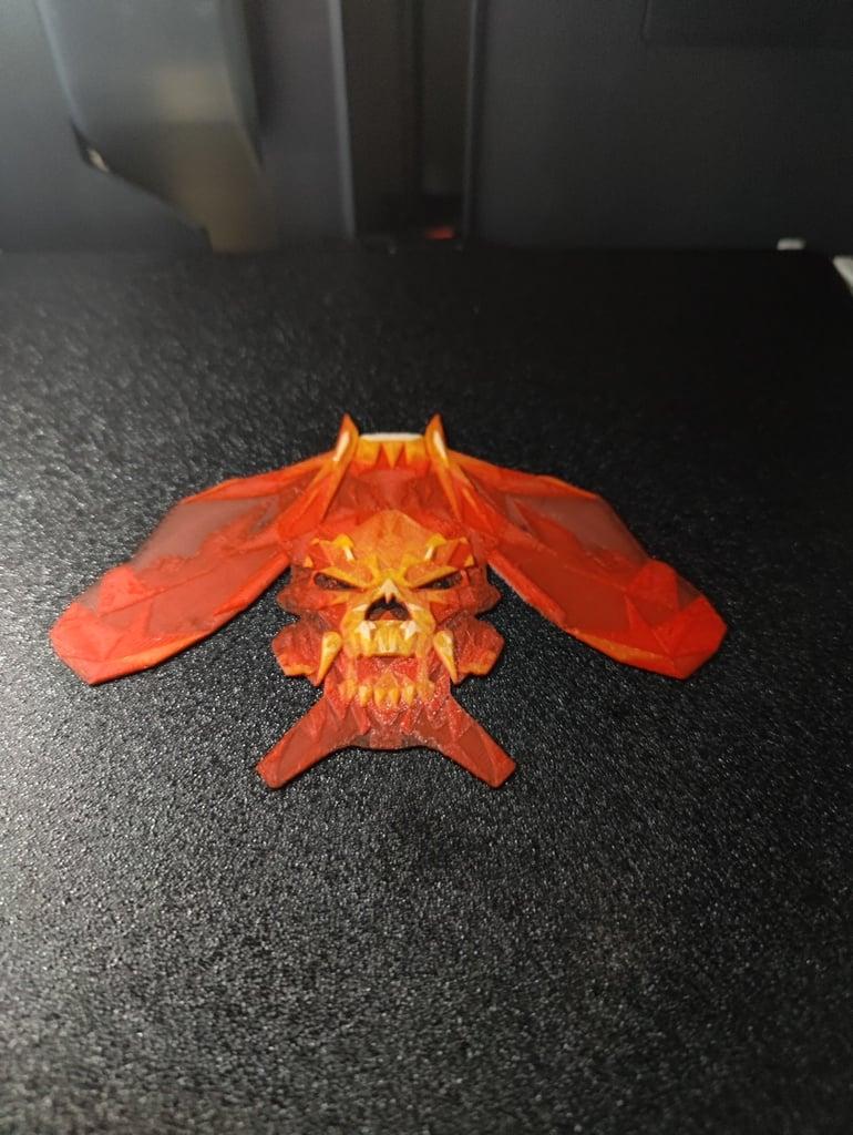 HueForge Demon Skull 3d model