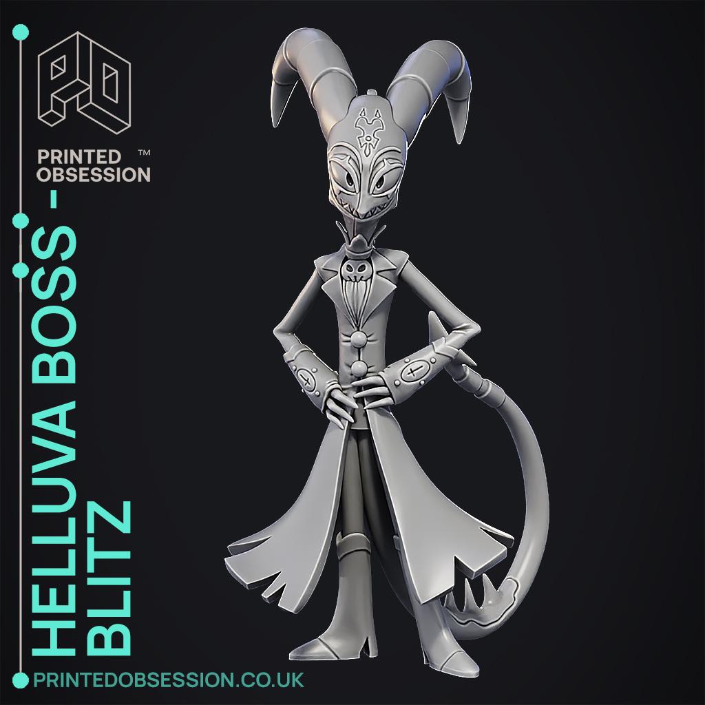 Blitzo - Helluva Boss - Fan Art 3d model