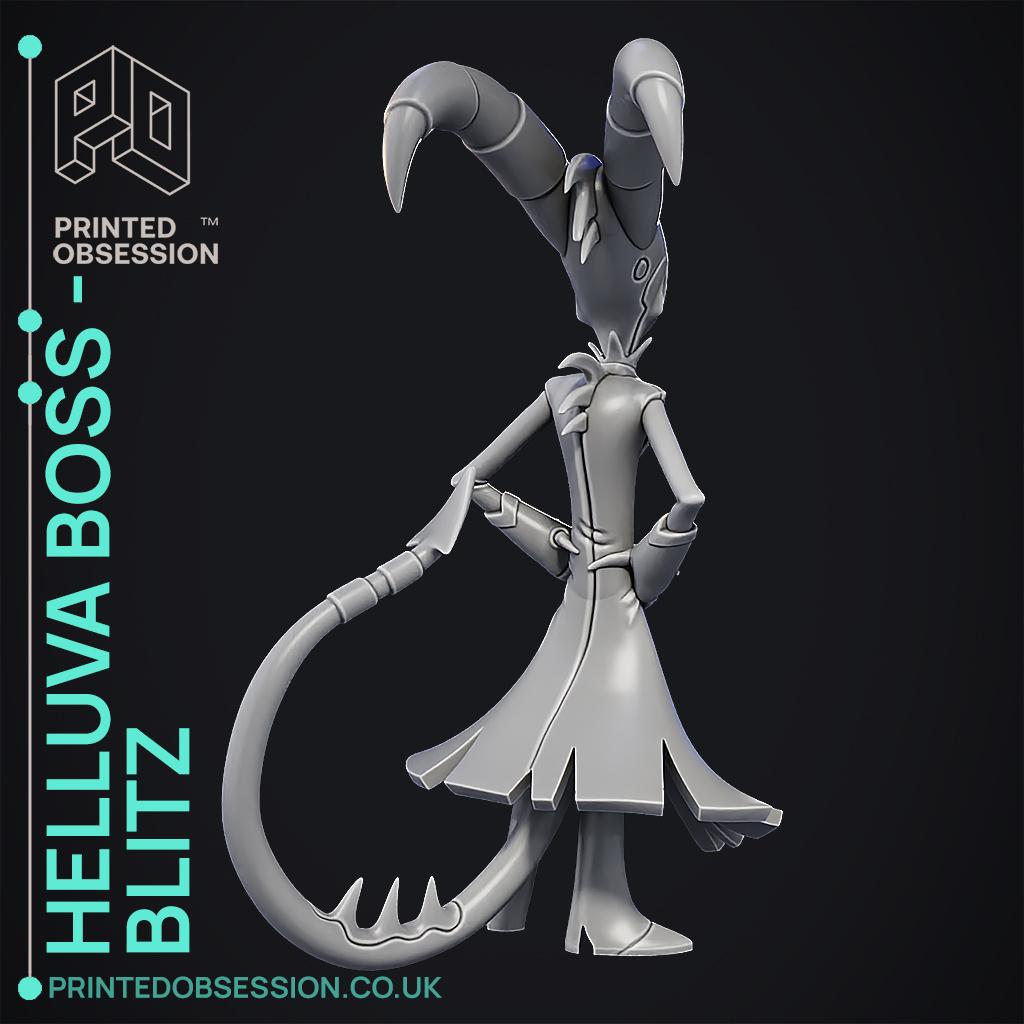 Blitzo - Helluva Boss - Fan Art 3d model